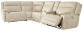 Hoover Furniture Outlet - Ashley Furniture - Double Deal 5-Piece Reclining Sectional with Console - 5-Piece Reclining Sectional with Console - U13001S8