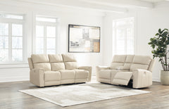 Hoover Furniture Outlet - Ashley Furniture - Dahlmoore Power Reclining Sofa and Loveseat - Power Reclining Sofa and Loveseat - U13200U1