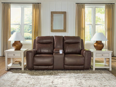 Gravier Power Reclining Loveseat with Console