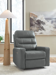 Hoover Furniture Outlet - Ashley Furniture - Pennacle Pier Power Recliner - PWR Recliner/ADJ Headrest - PCU1350113
