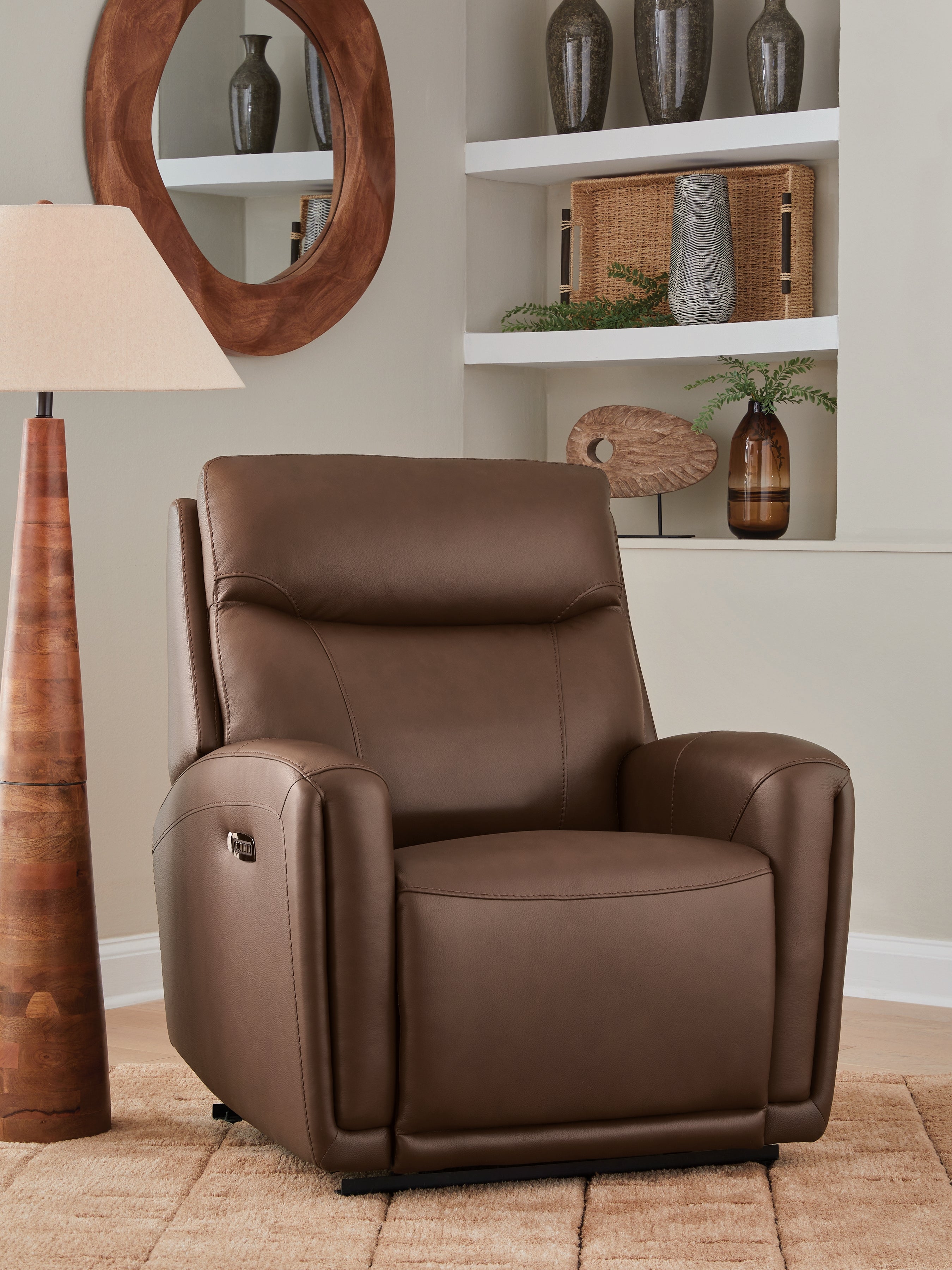 Hoover Furniture Outlet - Ashley Furniture - Pincara Power AutoGlide Recliner - PWR AutoGlide REC/ADJ Headrest - PCU1380242