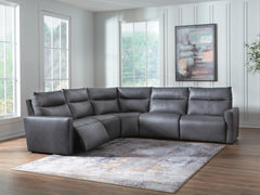 Hoover Furniture Outlet - Ashley Furniture - ModZ 5-Piece Power Reclining Sectional - 5-Piece Power Reclining Sectional - U14001S6