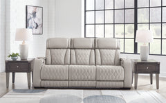 Hoover Furniture Outlet - Ashley Furniture - Boyington Power Reclining Sofa - PWR REC Sofa with ADJ Headrest - U2710515