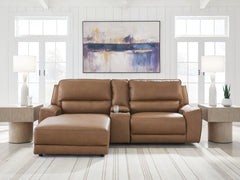 Hoover Furniture Outlet - Ashley Furniture - DeepWakes 3-Piece Power Reclining Sectional with Chaise - 3-Piece Power Reclining Sectional with Chaise - PCU62606S17