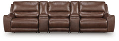 DeepWakes 5-Piece Reclining Sectional with Storage Consoles