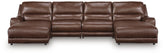Hoover Furniture Outlet - Ashley Furniture - DeepWakes 4-Piece Reclining Sectional with Double Chaise - 4-Piece Reclining Sectional with Double Chaise - PCU62607S37