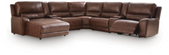 Hoover Furniture Outlet - Ashley Furniture - DeepWakes 7-Piece Reclining Sectional with Chaise and Storage Consoles - 7-Piece Reclining Sectional with Chaise and Storage Consoles - PCU62607S31