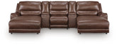 Hoover Furniture Outlet - Ashley Furniture - DeepWakes 5-Piece Power Reclining Sectional with Chaise - 5-Piece Power Reclining Sectional with Chaise - PCU62607S16