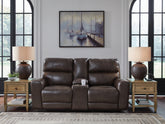 Hoover Furniture Outlet - Ashley Furniture - Crossplex Power Reclining Loveseat with Console - PWR REC Loveseat/CON/ADJ HDRST - PCU6450618