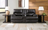 Hoover Furniture Outlet - Ashley Furniture - Mountainous Power Reclining Loveseat - PWR REC Loveseat/CON/ADJ HDRST - U6580118