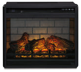 Hoover Furniture Outlet - Ashley Furniture - Entertainment Accessories Electric Infrared Fireplace Insert - Electric Infrared Fireplace Insert / Black - W100-101