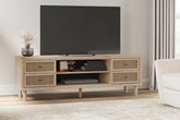 Hoover Furniture Outlet - Ashley Furniture - Cielden 72" TV Stand - 72" - W1199-68