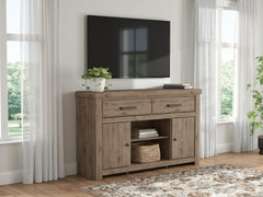 Hoover Furniture Outlet - Ashley Furniture - Garistyn 62" TV Stand - 62" - W2844-68