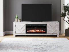 Hoover Furniture Outlet - Ashley Furniture - Cayboni 71" TV Stand with Electric Fireplace - 71" TV Stand with Electric Fireplace - W3788W1