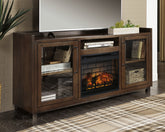 Hoover Furniture Outlet - Ashley Furniture - Starmore 70" TV Stand with Electric Fireplace - 70" TV Stand with Electric Fireplace - W633W5