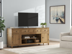 Hoover Furniture Outlet - Ashley Furniture - Sharlance 81" TV Stand - 81" - W655-68