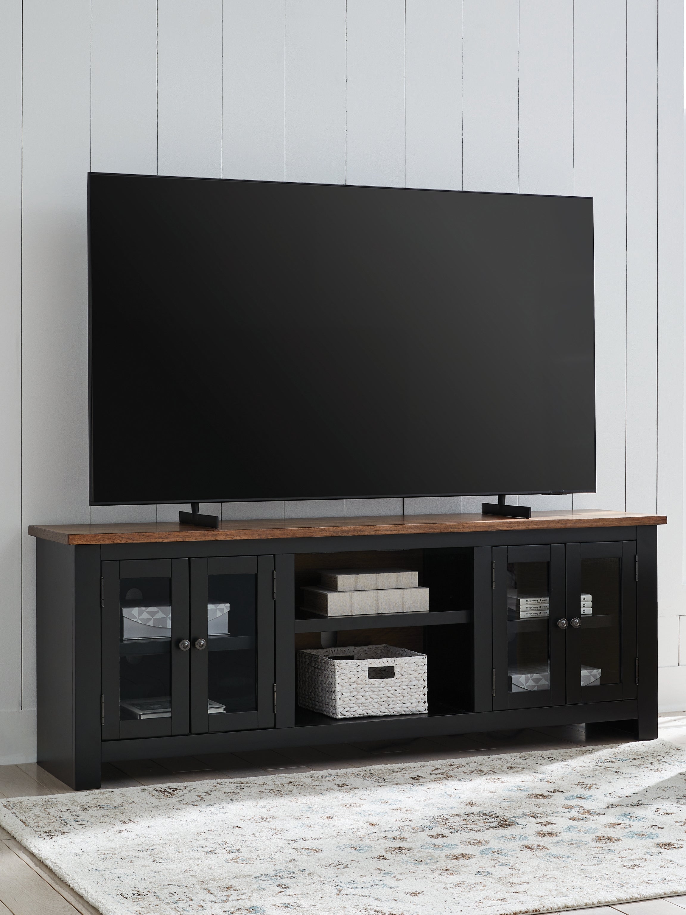 Hoover Furniture Outlet - Ashley Furniture - Wildenauer 76" TV Stand - 76" - W664-68