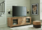 Hoover Furniture Outlet - Ashley Furniture - Rencott 80" TV Stand - 80" - W781-68
