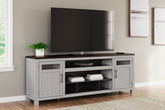 Hoover Furniture Outlet - Ashley Furniture - Darborn 88" TV Stand - 88" - W796-68