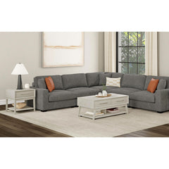 Westland Coffee Table with Casters in Almond