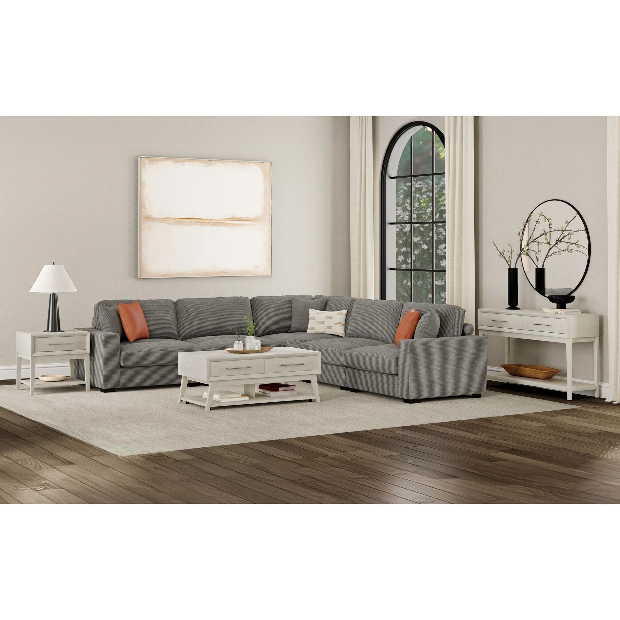Westland Sofa Table in Almond – SKU T-13000-6-ST | Elements