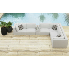 Zandara Modular Console with Speaker and Cooler - Olefin Beige