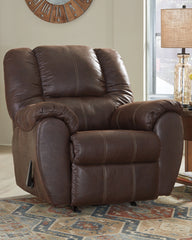 Hoover Furniture Outlet - Ashley Furniture - McGann Recliner - Rocker Recliner / Walnut - 1030125