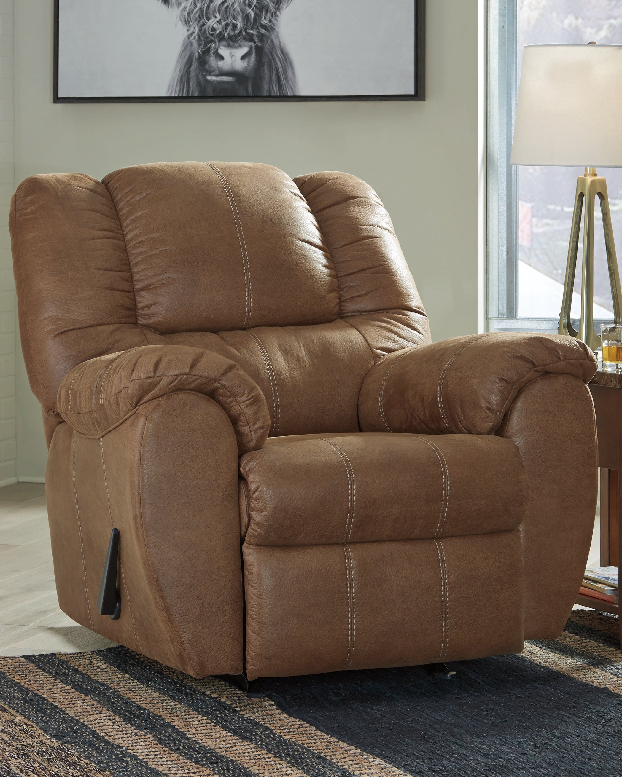 Hoover Furniture Outlet - Ashley Furniture - McGann Recliner - Rocker Recliner / Saddle - 1030225