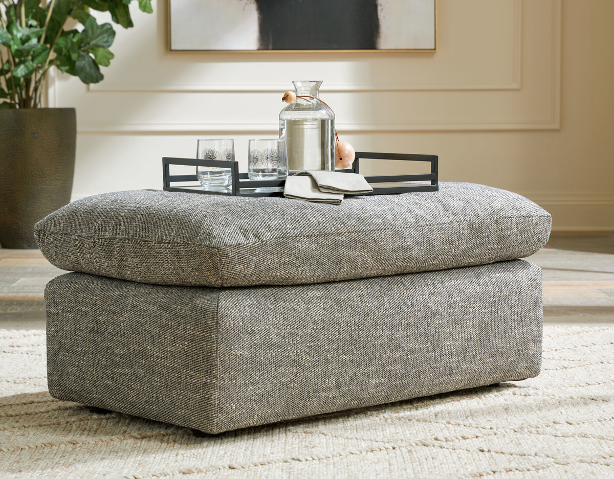 Hoover Furniture Outlet - Ashley Furniture - Dramatic Ottoman - Ottoman / Granite - 1170214