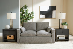 Hoover Furniture Outlet - Ashley Furniture - Dramatic Loveseat - Loveseat / Granite - 1170235