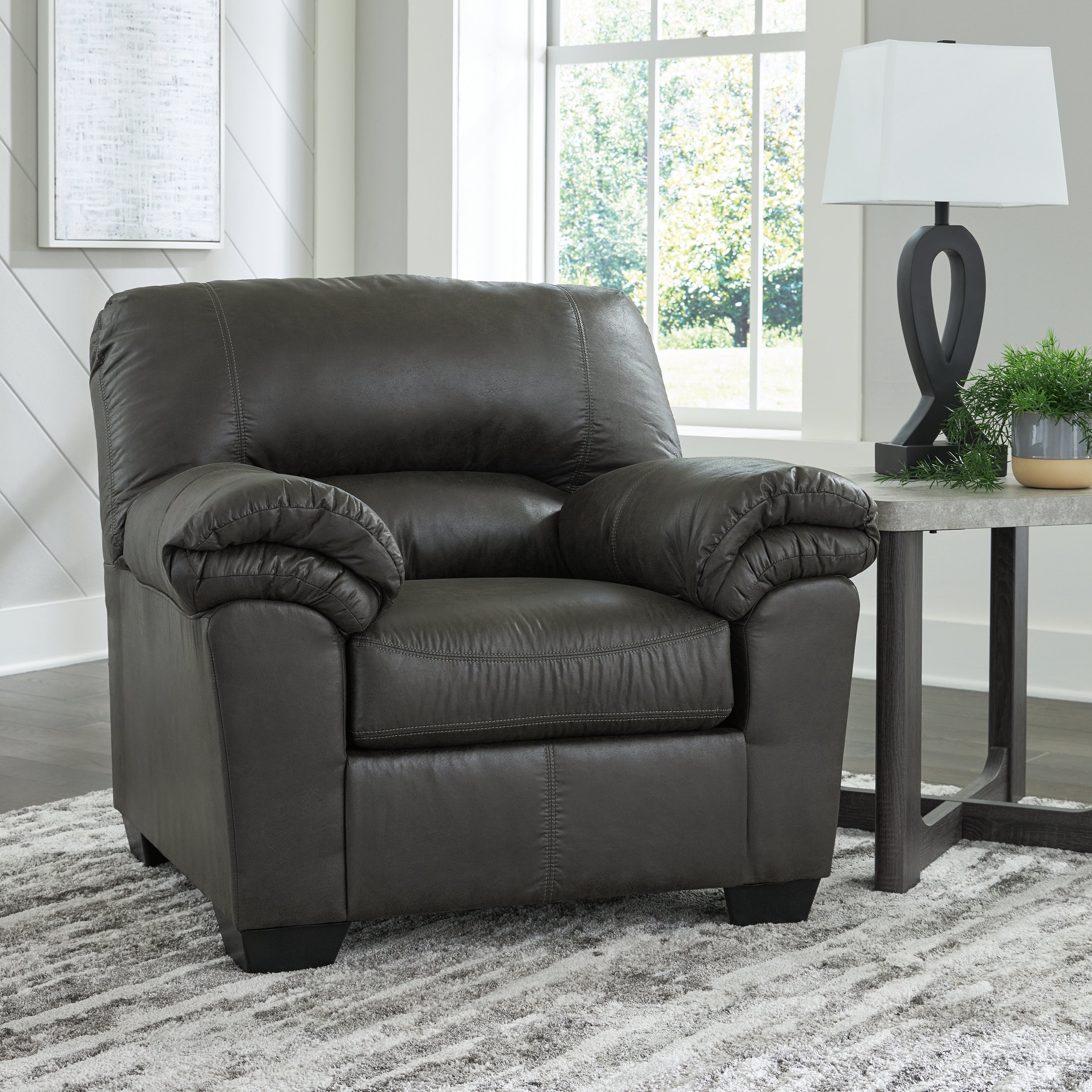 Hoover Furniture Outlet - Ashley Furniture - Bladen Chair - Chair / Slate - 1202120