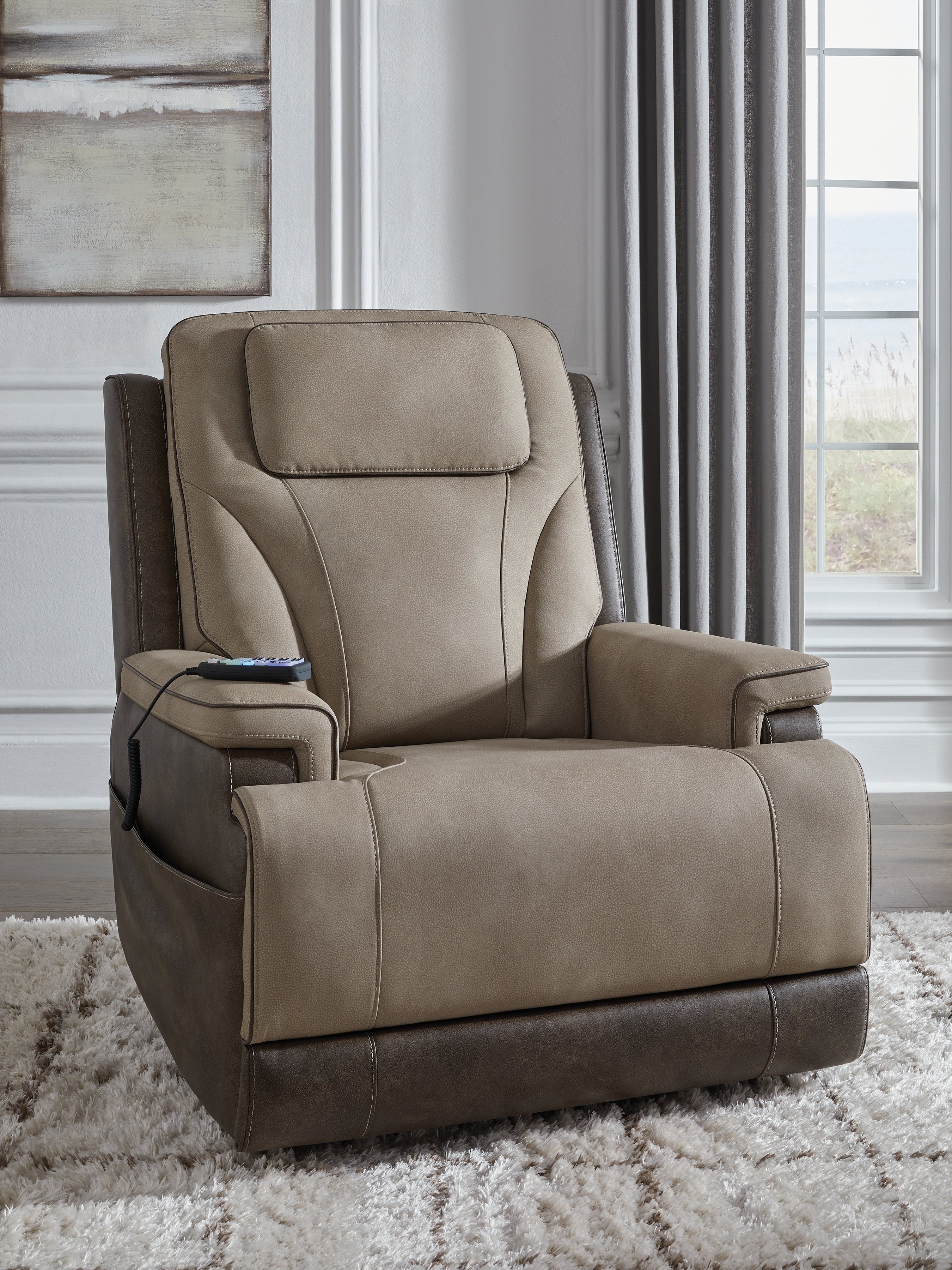 Hoover Furniture Outlet - Ashley Furniture - 4Z-Peaceful Pause Power Lift Recliner - Power Lift Recliner - PC1210312