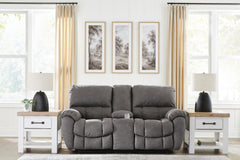 Bakerstein Power Reclining Loveseat with Console