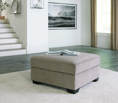 Hoover Furniture Outlet - Ashley Furniture - Creswell Ottoman With Storage - Ottoman With Storage / Stone - 1530511