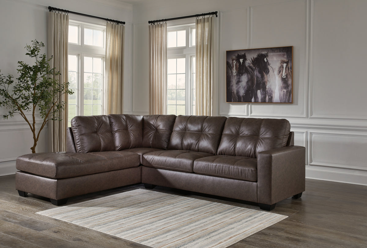 Hoover Furniture Outlet - Ashley Furniture - Barlin Mills 2-Piece Sectional with Chaise - RAF 2-Piece Sectional with Chaise - 17003S1