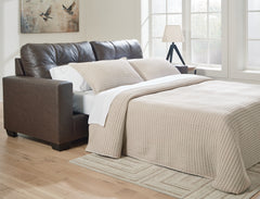 Hoover Furniture Outlet - Ashley Furniture - Barlin Mills Queen Sofa Sleeper - Queen Sofa Sleeper / Umber - 1700339