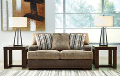 Hoover Furniture Outlet - Ashley Furniture - Alesbury Loveseat - Loveseat / Chocolate - 1870435