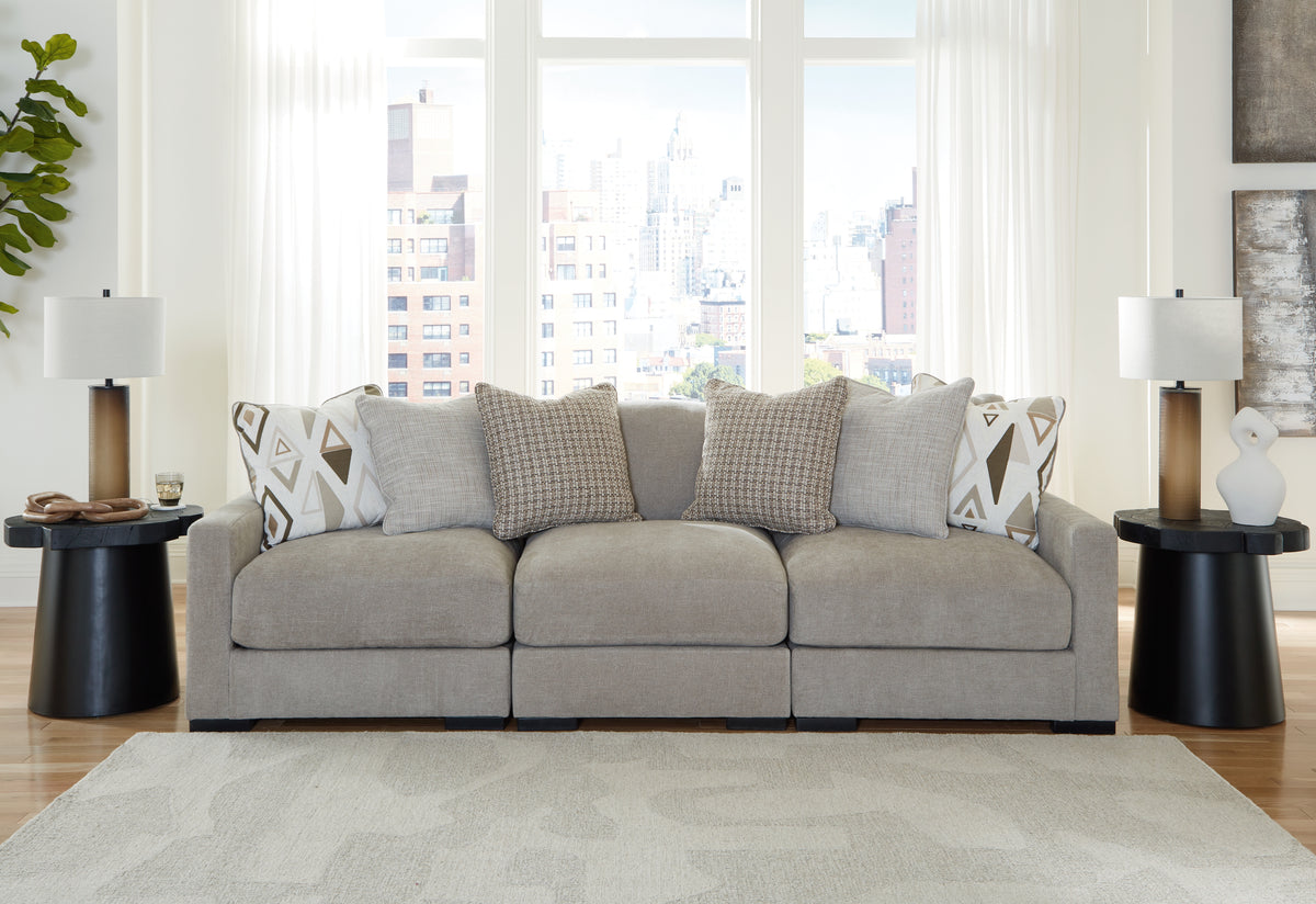 Hoover Furniture Outlet - Ashley Furniture - Aslan Court 3-Piece Sofa Sectional - RAF 3-Piece Sofa Sectional - 20305S2
