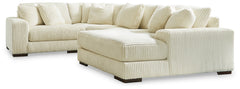 Hoover Furniture Outlet - Ashley Furniture - Lindyn 4-Piece Sectional with Chaise - RAF 4-Piece Sectional with Chaise - 21104S15