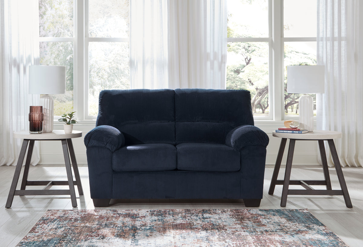 Hoover Furniture Outlet - Ashley Furniture - SimpleJoy Loveseat - Loveseat - 2420535
