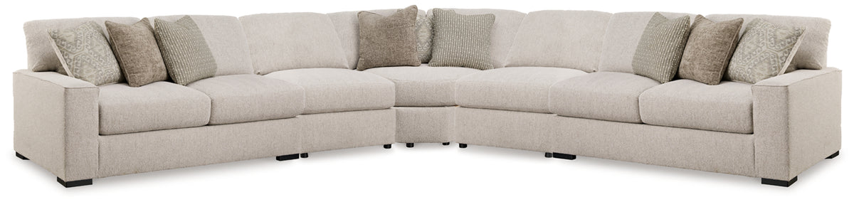 Hoover Furniture Outlet - Ashley Furniture - Ballyton 5-Piece Sectional - RAF 5-Piece Sectional - 25102S3