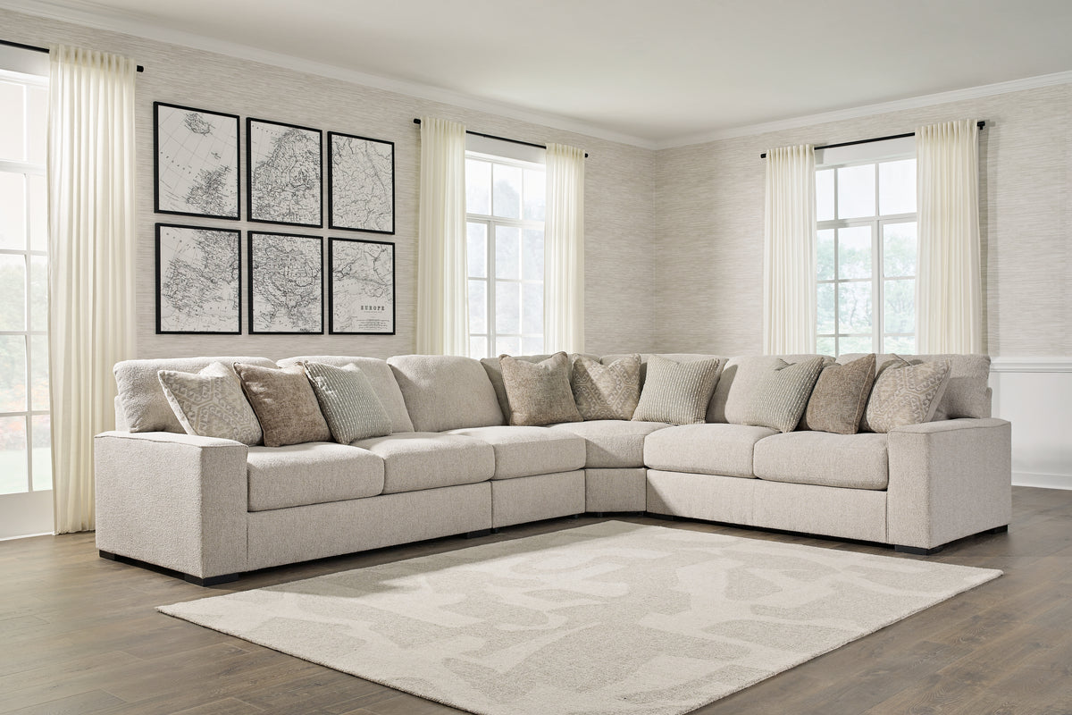 Hoover Furniture Outlet - Ashley Furniture - Ballyton 4-Piece Sectional - RAF 4-Piece Sectional - 25102S2