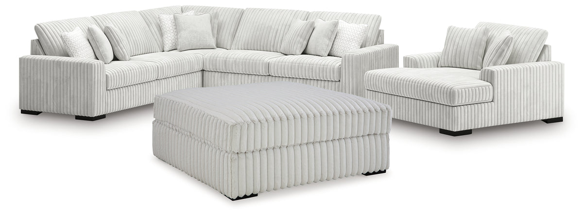 Hoover Furniture Outlet - Ashley Furniture - Stupendous 4-Piece Sectionals and Ottoman - 4-Piece Sectionals and Ottoman - 25903U5