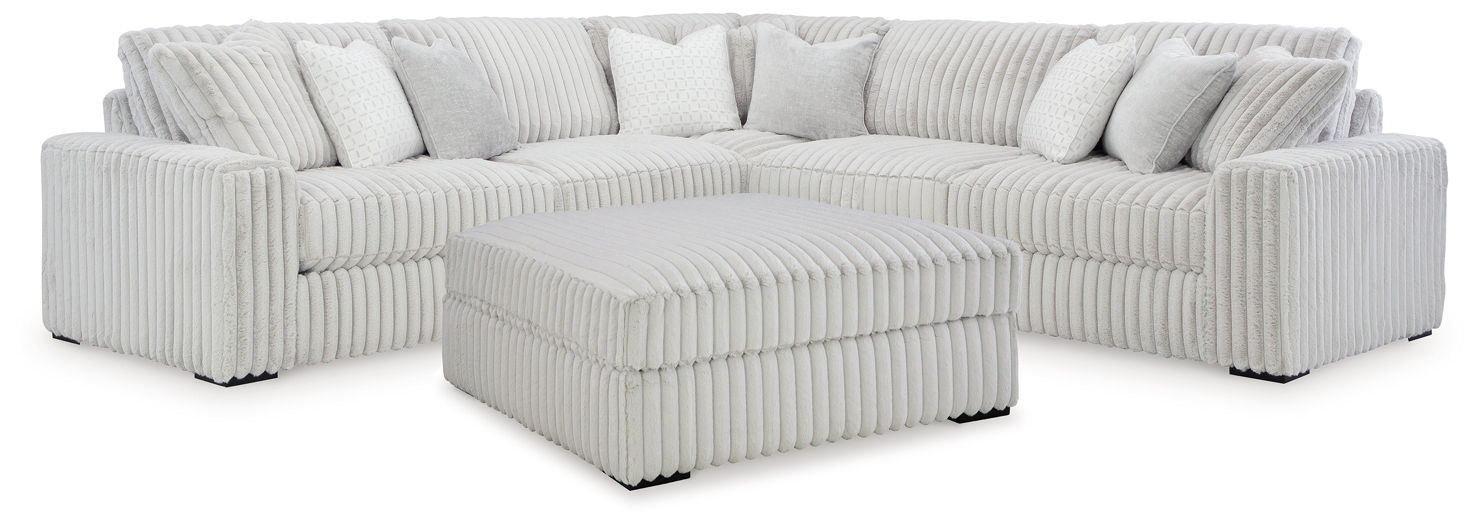 Hoover Furniture Outlet - Ashley Furniture - Stupendous 3-Piece Sectional and Ottoman - 3-Piece Sectional and Ottoman - 25903U6