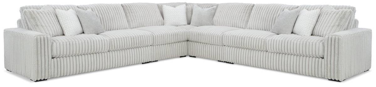 Hoover Furniture Outlet - Ashley Furniture - Stupendous 5-Piece Sectional - LAF 5-Piece Sectional / Alloy - 25903S3