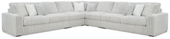 Hoover Furniture Outlet - Ashley Furniture - Stupendous 5-Piece Sectional - LAF 5-Piece Sectional / Alloy - 25903S3