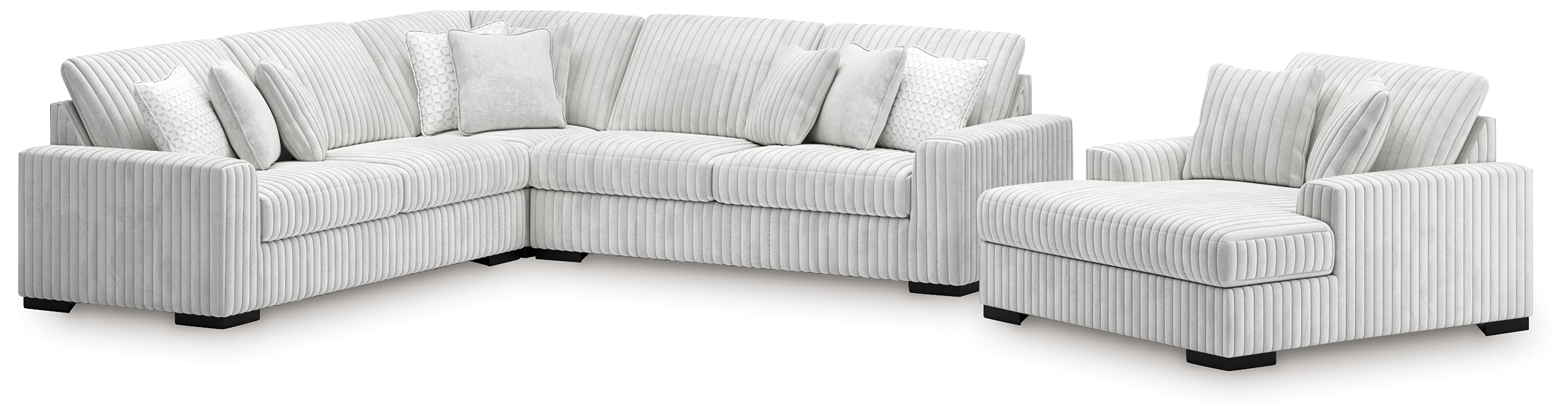 Hoover Furniture Outlet - Ashley Furniture - Stupendous 3-Piece Sectional and Oversized Chaise - 3-Piece Sectional and Oversized Chaise - 25903U4