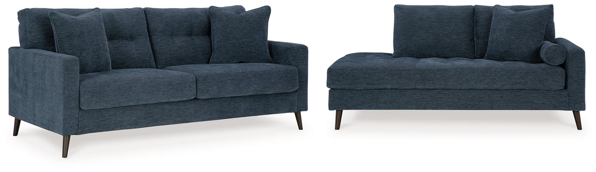 Hoover Furniture Outlet - Ashley Furniture - Bixler Sofa and Chaise - Sofa and Chaise - 26106U2