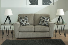 Hoover Furniture Outlet - Ashley Furniture - Cascilla Loveseat - Loveseat / Pewter - 2680535