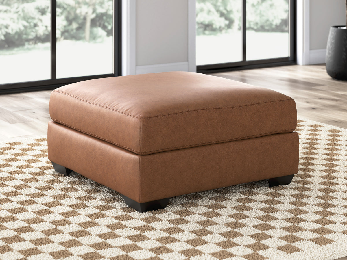 Hoover Furniture Outlet - Ashley Furniture - WillowBend Oversized Accent Ottoman - Oversized Accent Ottoman / Caramel - PC2770408